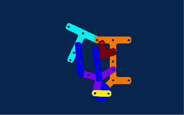 Linkage Animation - Top-Left View
